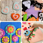 Felt Sheets for Crafts 9PCS 11.8 * 7.9in Wool Stiff Felt Sheets Soft Fabric - Image 4