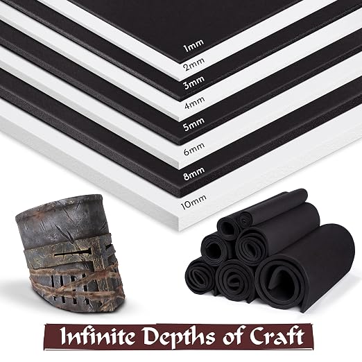 2-Pack Shape Retention EVA Cosplay Foam - 3mm Thick 14x39 inch High Density EVA - Image 6