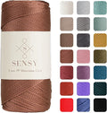 Sensy Premium 2mm 251 Yards Polyester Rope 100% Polypropylene Cord Macrame Cord by SSENSY