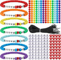 Ferreve 35 Sets Christian Bracelet Crafts Jesus Loves Me Bead Wristband Craft by Ferreve
