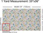 Music Fabric by The Yard, Rock Musical Instrument Guitar Piano Fabrics - Image 2