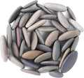 ROCART 12 PCS Large 3.35-4.15" Smooth Natural River Rocks by ROCART
