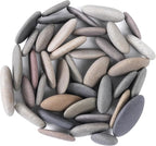 ROCART 12 PCS Large 3.35-4.15" Smooth Natural River Rocks by ROCART