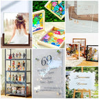 2 Pieces 1/8" Thick Acrylic Sheets, Plexiglass Sheets, Photo Frames - Image 6