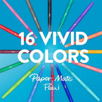 Paper Mate Flair DUAL Felt Tip Pens, Brush and Medium Tips, Note-Taking - Image 7