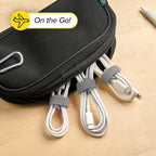 Self-Gripping Cable Ties by Wrap-It Storage, 40 Pack – Reusable Hook and Loop - Image 9