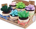 Glittery Garden Felt Succulent Craft Kit. Sewing Project to Make 6 Plushies | - Image 8