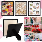 VOKOY 2 Pack 8" x 10" Shadow Box Frame, Wooden Black Hollow Photo Frame - Image 5