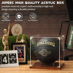 JupDec Basketball Display Case Acrylic Clear 10" Full Size - Image 6