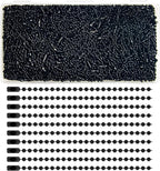 300Pcs Stainless Steel Ball Chain Set, 2.4mm Bead Chains 10 Colors 3.9 Inch by ELANE