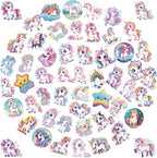 50 Pcs Clear PET Unicorn Aesthetic Stickers by Unknown