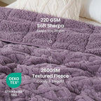 Drewin 15 lbs Weighted Blanket Queen Size, 60 x 80 inches, Dual Sided Soft - Image 3
