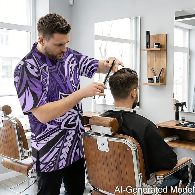 Professional Grooming Smock Unisex, Water Resistant Anti-Static | Hairdresser - Image 2