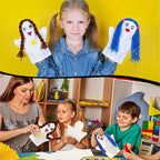 Soulchen 12 Pcs DIY Cotton Hand Puppet Kit 8 x 9.8 Inch Making Your Own Puppets - Image 7