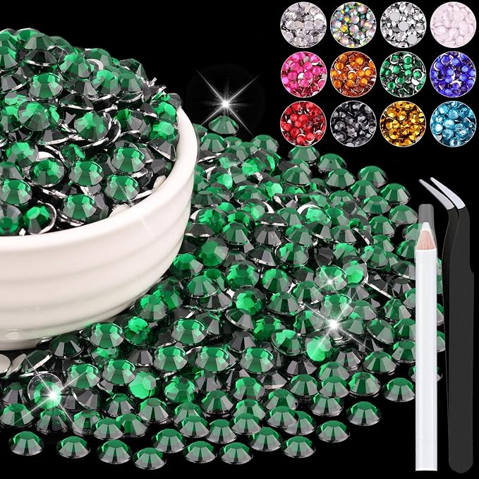 4000PCS 5mm Resin Rhinestones Bulk by BELLEBOOST