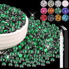 4000PCS 5mm Resin Rhinestones Bulk by BELLEBOOST
