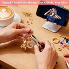 Lemosyu 383Pcs Keychain Making Kit Charms - Image 4
