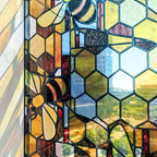 funlife Original Hand-Drawn Faux Stained Glass Window Film, Double-Sided Static - Image 2