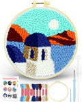 FIVEIZERO DIY Punch Needle Kit for Beginners, Yarn Punch Needle Art Craft Kit by FIVEIZERO