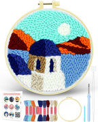 FIVEIZERO DIY Punch Needle Kit for Beginners, Yarn Punch Needle Art Craft Kit by FIVEIZERO