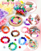 160PCS FIVEIZERO 12mm Silicone Beads - Image 4