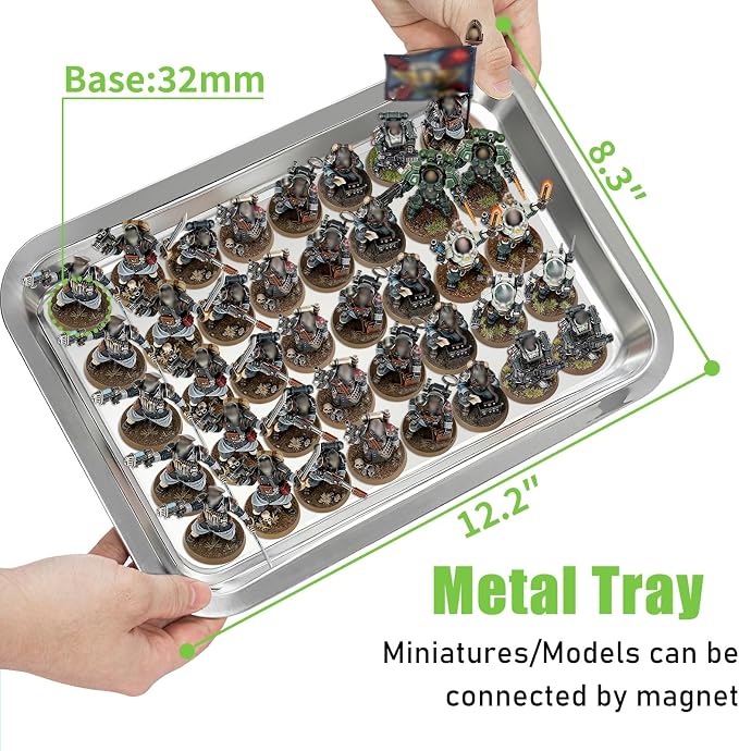 Miniature Storage Case for Collectibles Miniatures, Wooden Display Cases - Image 4