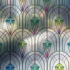 3D Vintage Stained Glass Window Film - Image 2