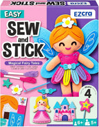 EZCRA Fairy Sewing Kit for Kids Ages 4-8 by EZCRA