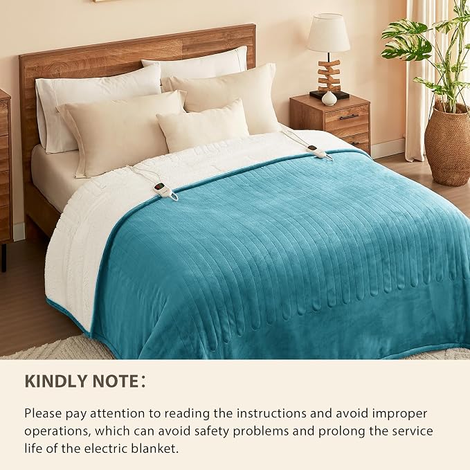 Homemate Electric Heated Blanket Full - Image 8