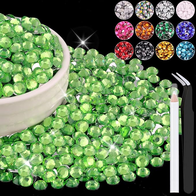 4000PCS 5mm Resin Rhinestones Bulk by BELLEBOOST