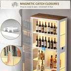 Lvifur 71” Display Cabinet - Image 8