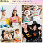 VINYL FROG Heat Transfer Vinyl Bundle 22 Pack Multicolored HTV Vinyl Sheets - Image 6