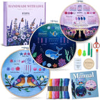 ETSPIL Beginner Embroidery Kit for Adults, Full-Color Print, 4K Video | by ETSPIL