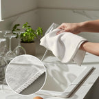 Flour Sack Shop Towels, Natural Cotton Cleaning Towels 14" x 12", Automotive - Image 4
