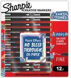 Sharpie Creative Markers, Earth Tones, Water-Based Acrylic Paint Markers - Image 8