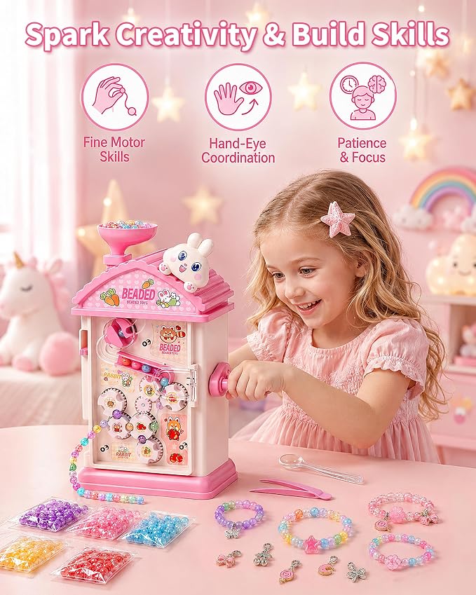 STACTCUTE 820Pcs Beads Bracelet Maker Machine - Image 3