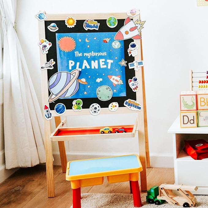 300Pcs Outer Space Foam Stickers, Funny Solar System Planet Sticker - Image 3