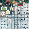 Marspark 66 Pcs Small Stencils for Crafts Reusable 3 Inch Stencils for Painting by Marspark
