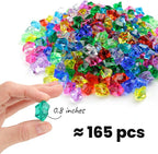 Fake Ice - Gemstones and Crystals - Pack of 165 pcs Vase Filler - Jewels - Image 2