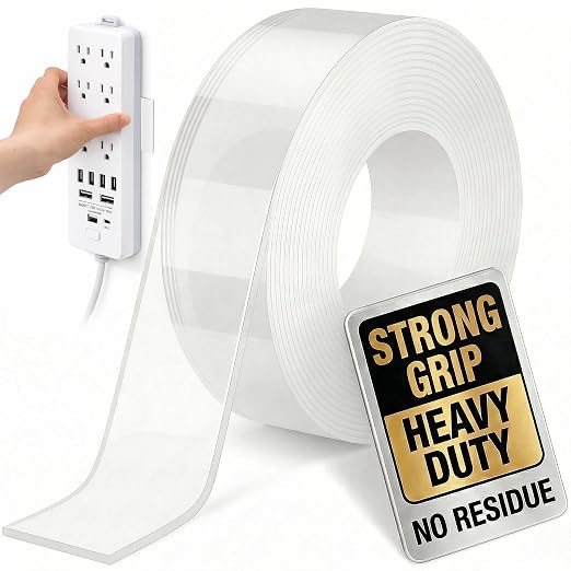 Double Sided Tape Heavy Duty, Picture Hanging Adhesive Strips by Bekhic
