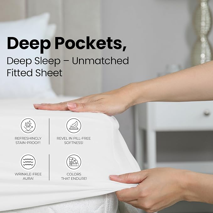 Utopia Bedding Full Fitted Sheet - Image 4