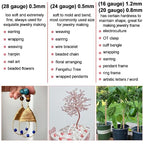 82 Feet Tarnish Resistant Copper Wires 20 Gauge/0.8mm Jewelry Craft Wires - Image 4