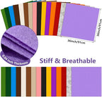 Felt Fabric 36'' X 36'' Large Felt Sheets Stiff Craft Felt by The Yard - Image 2
