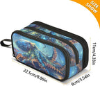 Octopus Galaxy Pencil Case Box Boys Girls Large Pencil Pouch - Image 4