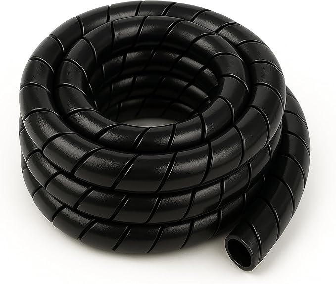 Electriduct 1.25 Inch Heavy Duty Spiral Wrap HDPE Flexible Plastic Cable Sleeve - Image 2