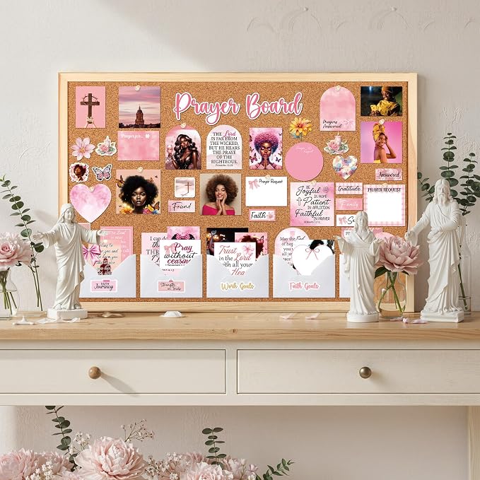 Black Women Prayer Board Kit Prayer Board Supplies Not Cork Board | Prayer Room - Image 6