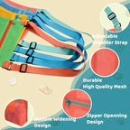 MUYIZI Mesh Beach Bag for Shells Collecting 4 Pack, Shell Bags for Beach - Image 2
