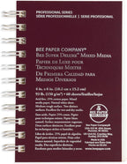 Bee Paper - 4"x 6" Super Deluxe Mixed Media Sketching Pad, 60 Sheets by BeePaperCompany