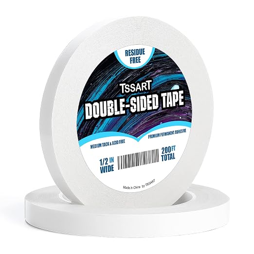 Ultra-Thin Permanent Double-Sided Tape by TSSARTtape