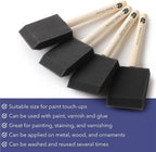 Bates- Foam Paint Brushes, 2 Inch, 16 Pack, Wooden Handle | - Image 5